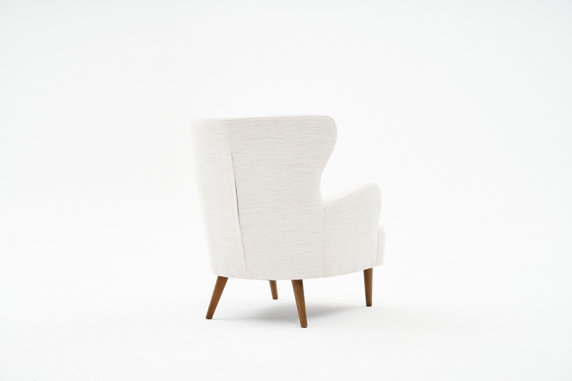 Poltrona Elegante – 73 x 87 x 80 cm – Creme – Chenille