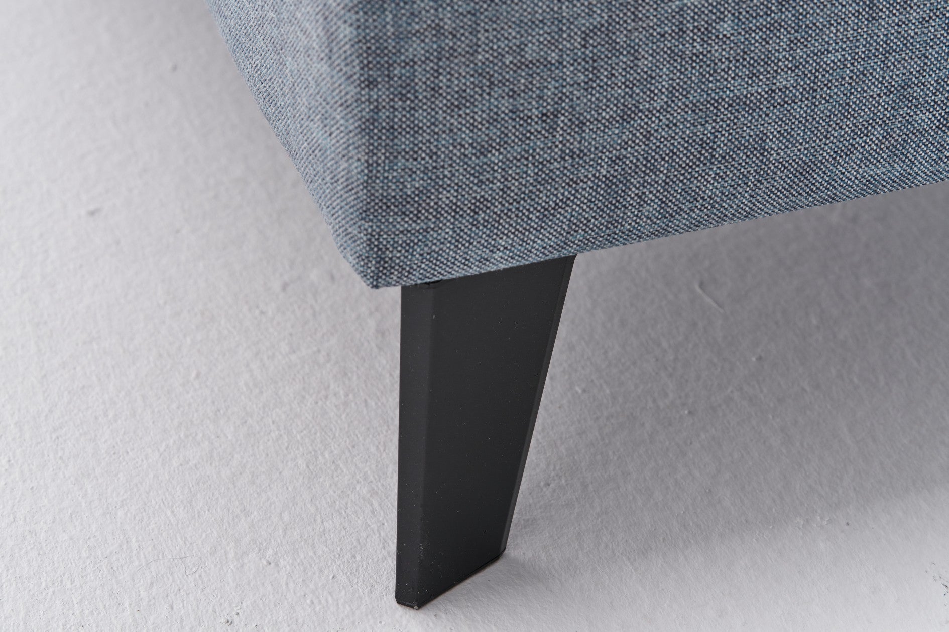 Sofá-cama de canto moderno, tecido azul, 300 cm | Estrutura de madeira de abeto, espuma 28 DNS, fácil de limpar | Perfeito para espaços industriais e escandinavos