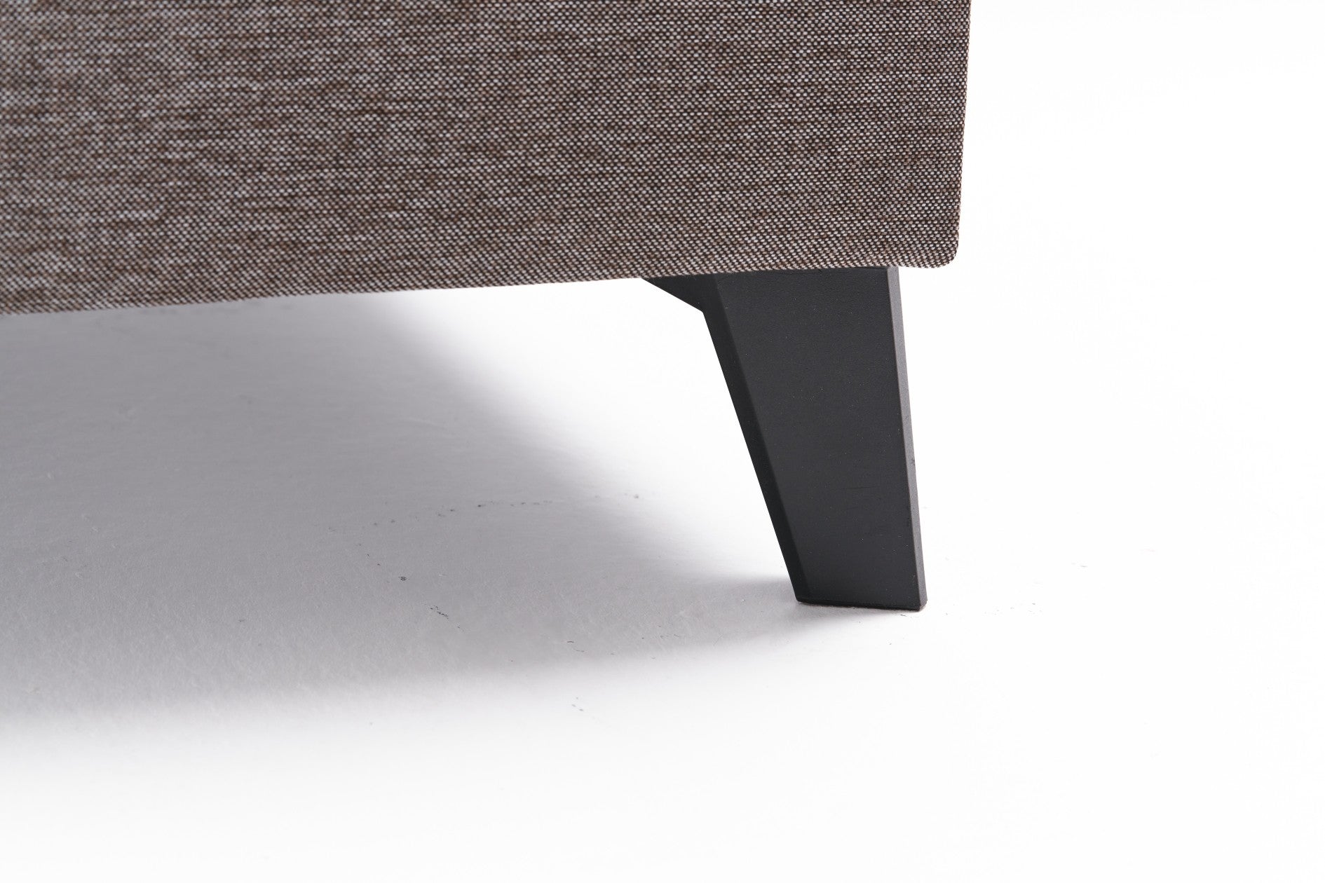 Sofá-cama de canto moderno, marrom, 300 cm | Estrutura de madeira de abeto, tecido 50% poliéster/linho | Fácil de limpar, espuma 28 DNS, perfeito para espaços industriais e escandinavos