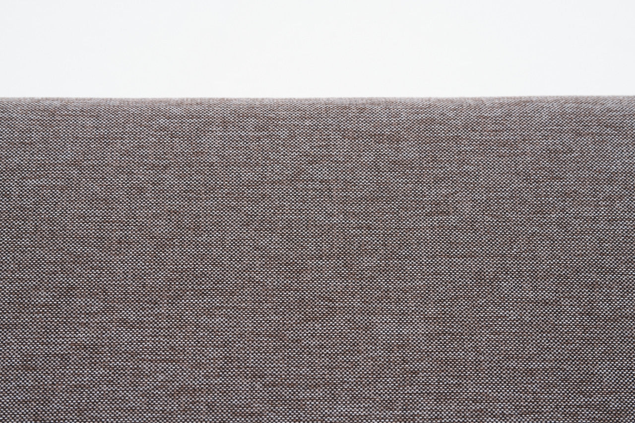 Sofá moderno de 3 lugares, marrom, 208 cm | Estrutura em madeira de abeto e MDF, 100% poliéster, fácil de limpar | Perfeito para salas de estar de hotéis e em estilo escandinavo