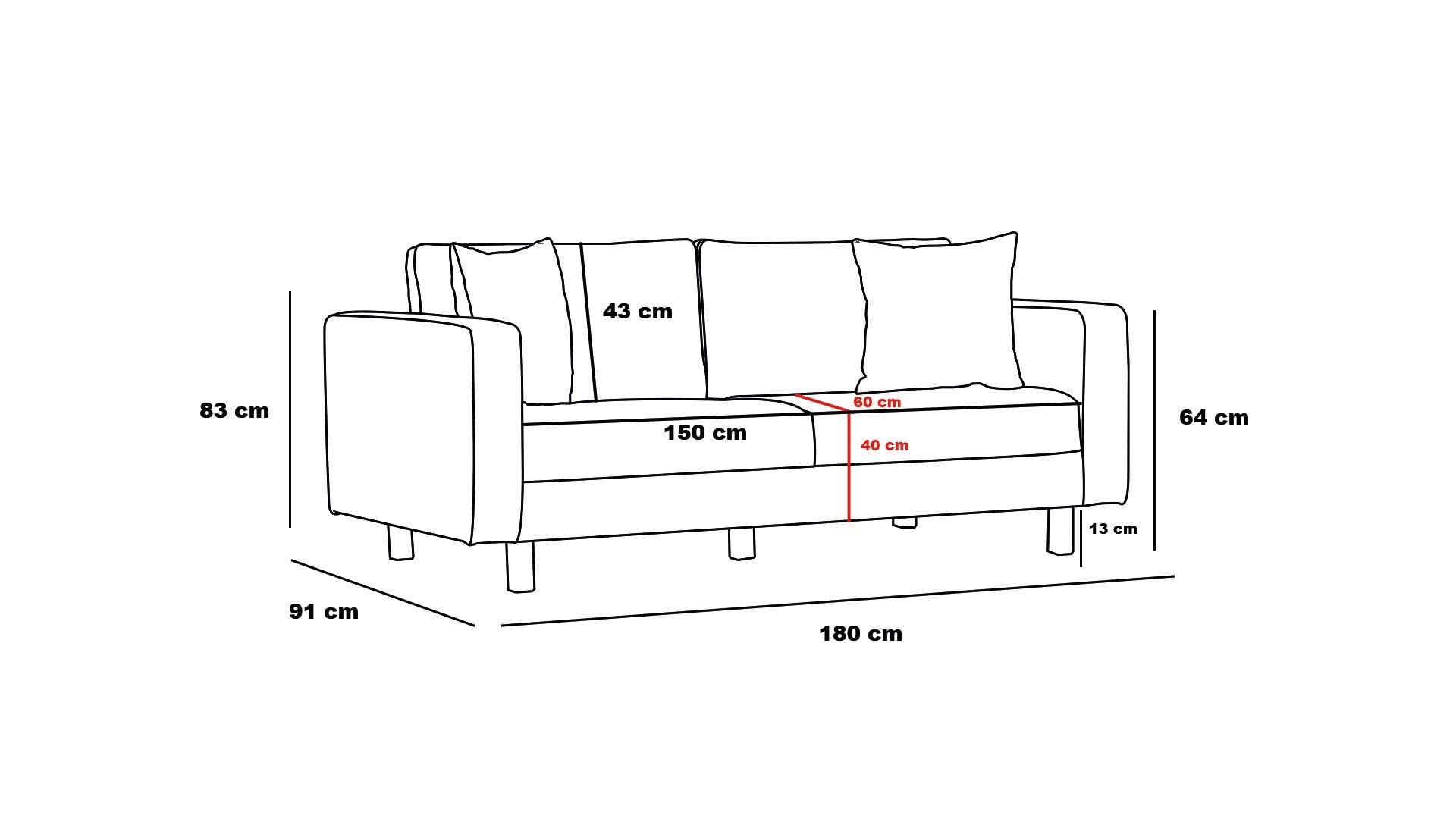 Sofá elegante de 2 lugares, creme e dourado, estrutura de madeira de faia, 180 cm | 100% poliéster, fácil de limpar, pernas de metal | Design moderno e glamouroso para residências e hotéis