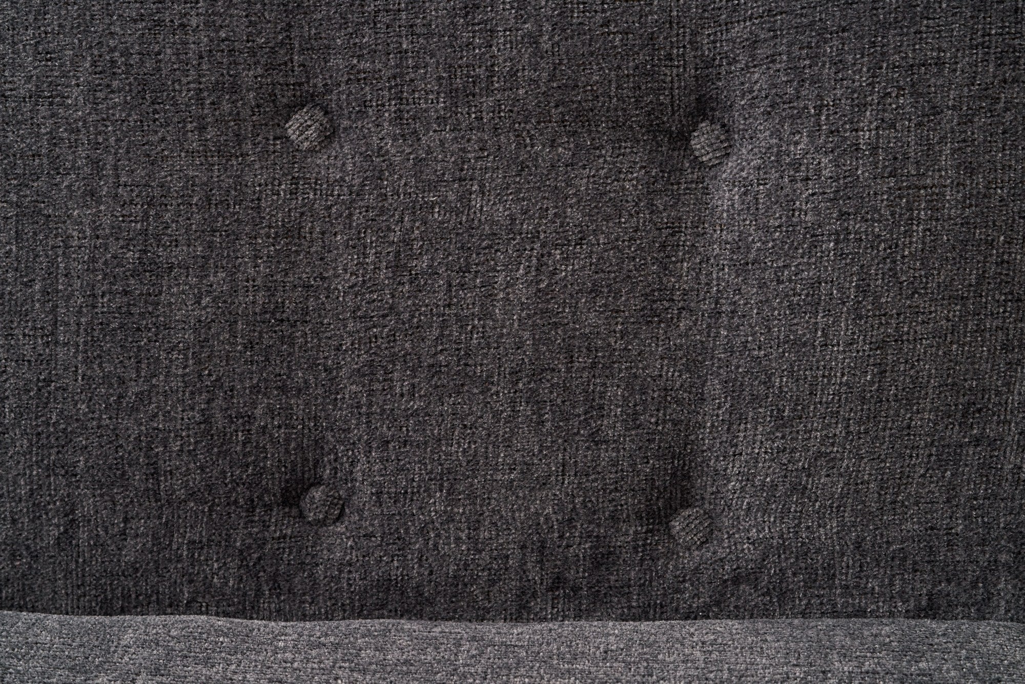 Sofá elegante de 2 lugares, tecido chenille cinza, estrutura de madeira de faia, 114 x 85 x 80 cm | Assentos confortáveis de espuma DNS 32 | Perfeito para salas de estar modernas