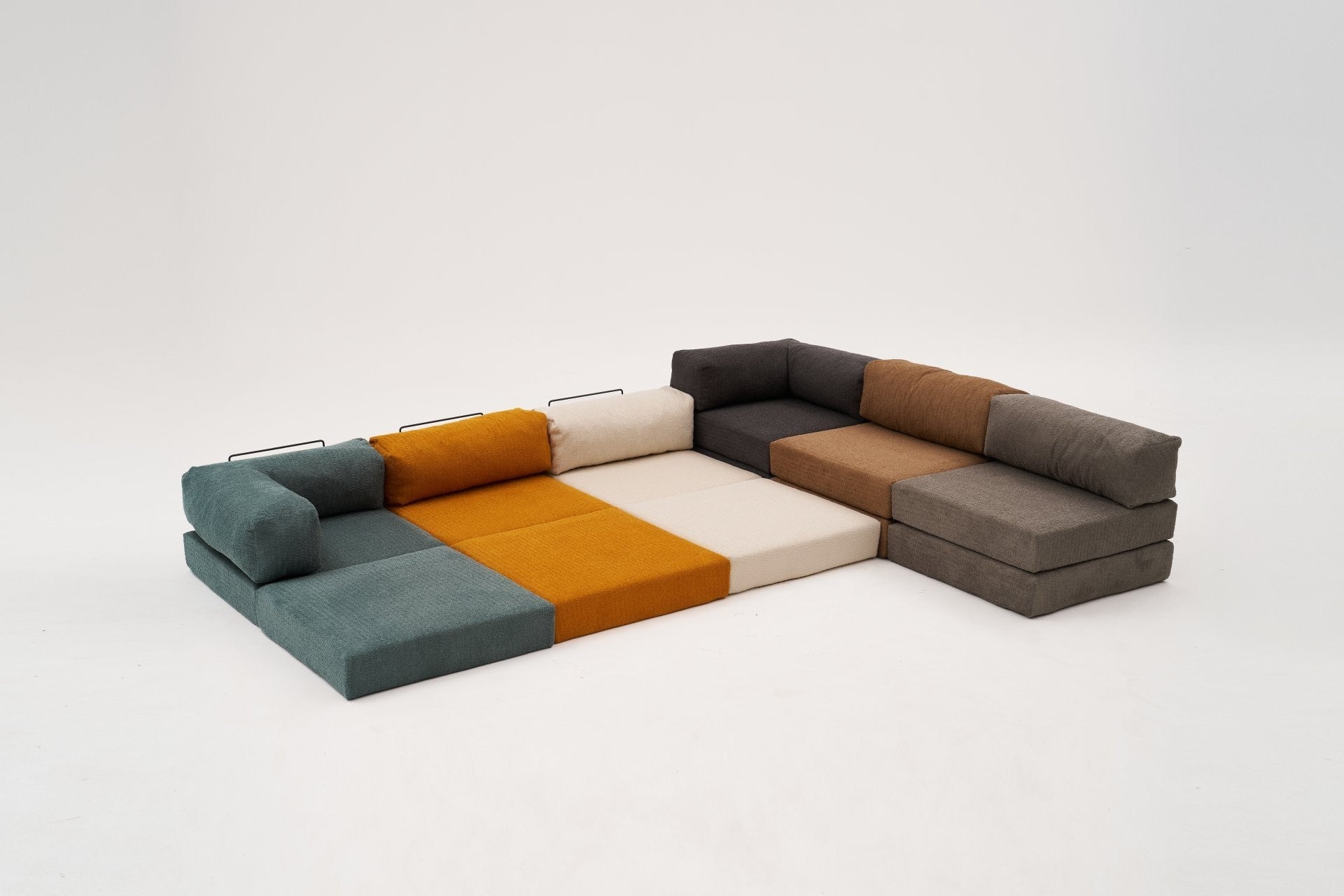 Sofá elegante de 1 lugar, tecido chenille laranja, 95 x 75 x 95 cm | Conforto em espuma macia, design ecológico | Perfeito para salas de estar modernas e espaços aconchegantes