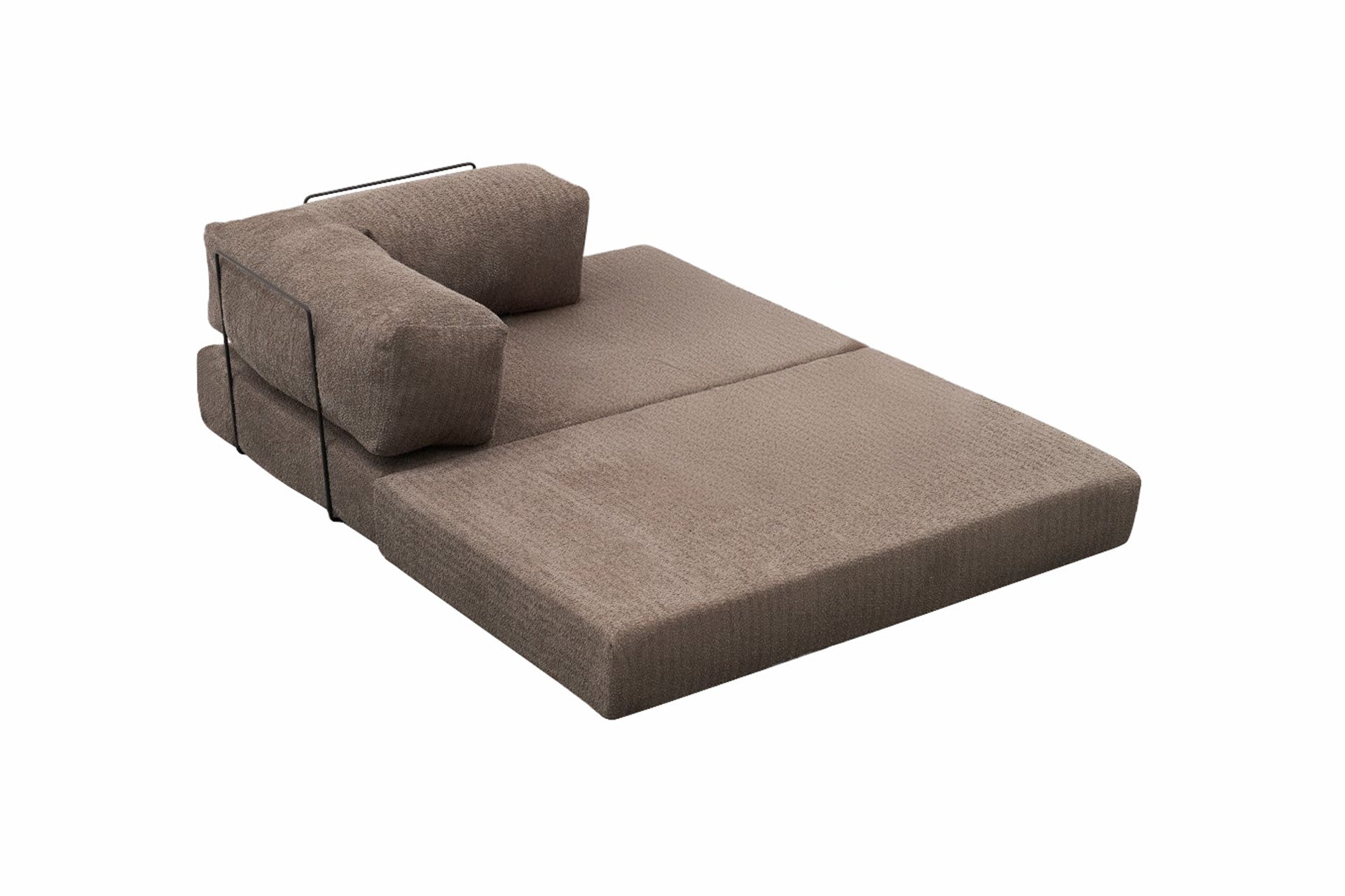 Sofá elegante de 2 lugares, tecido chenille cinza, 140 x 95 x 75 cm | Assentos de espuma macia, ecológico | Perfeito para salas de estar e espaços aconchegantes