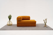 Sofá de 2 Lugares Comfort – Laranja – 140x75x95 cm | Tribo Home