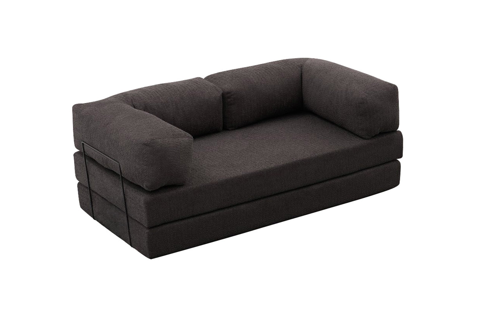 Sofá de 3 Lugares Comfort – Antracite – 190x75x95 cm | Tribo Home