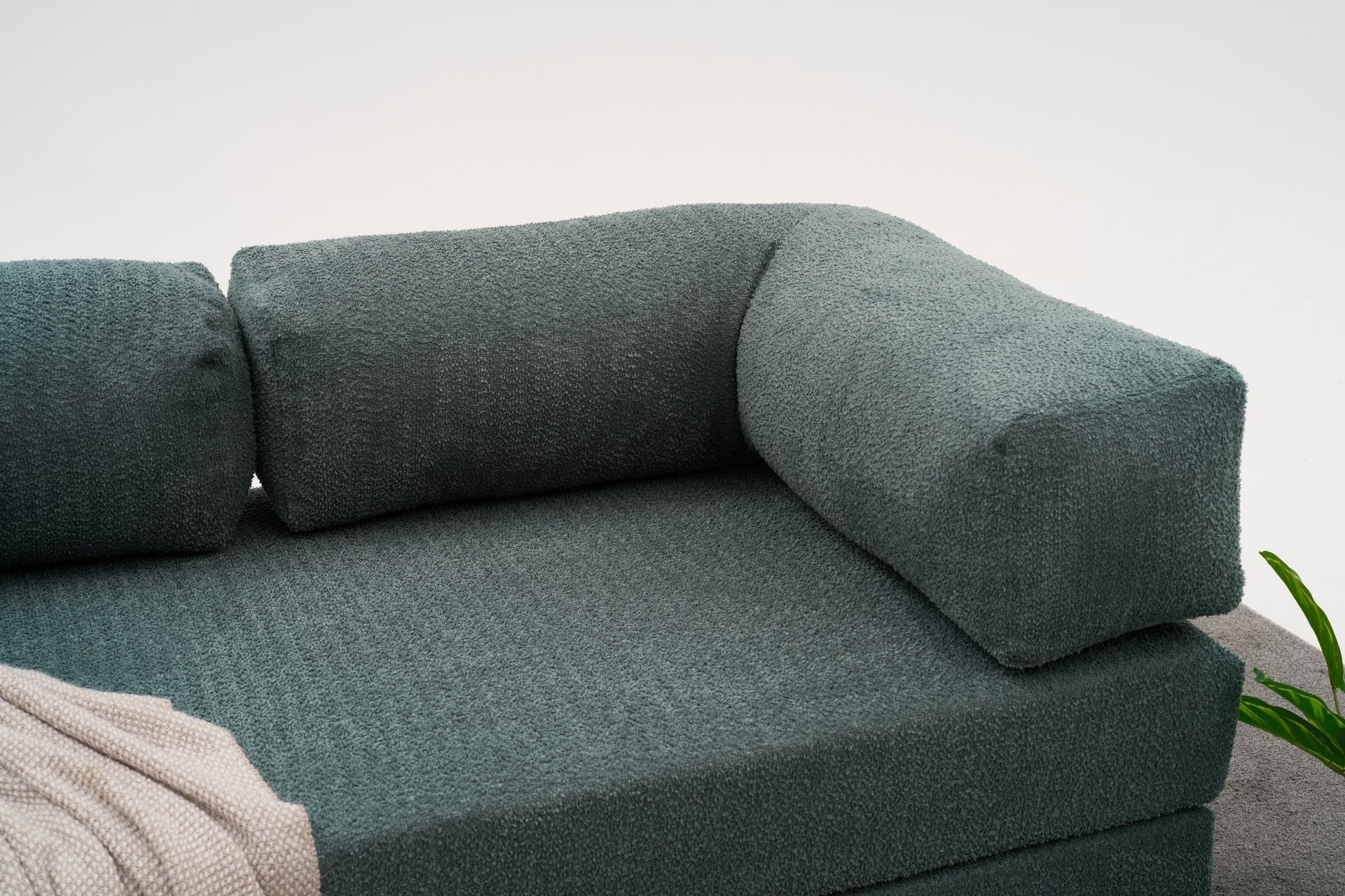 Sofá de 3 Lugares Comfort – Verde – 190x75x95 cm | Tribo Home