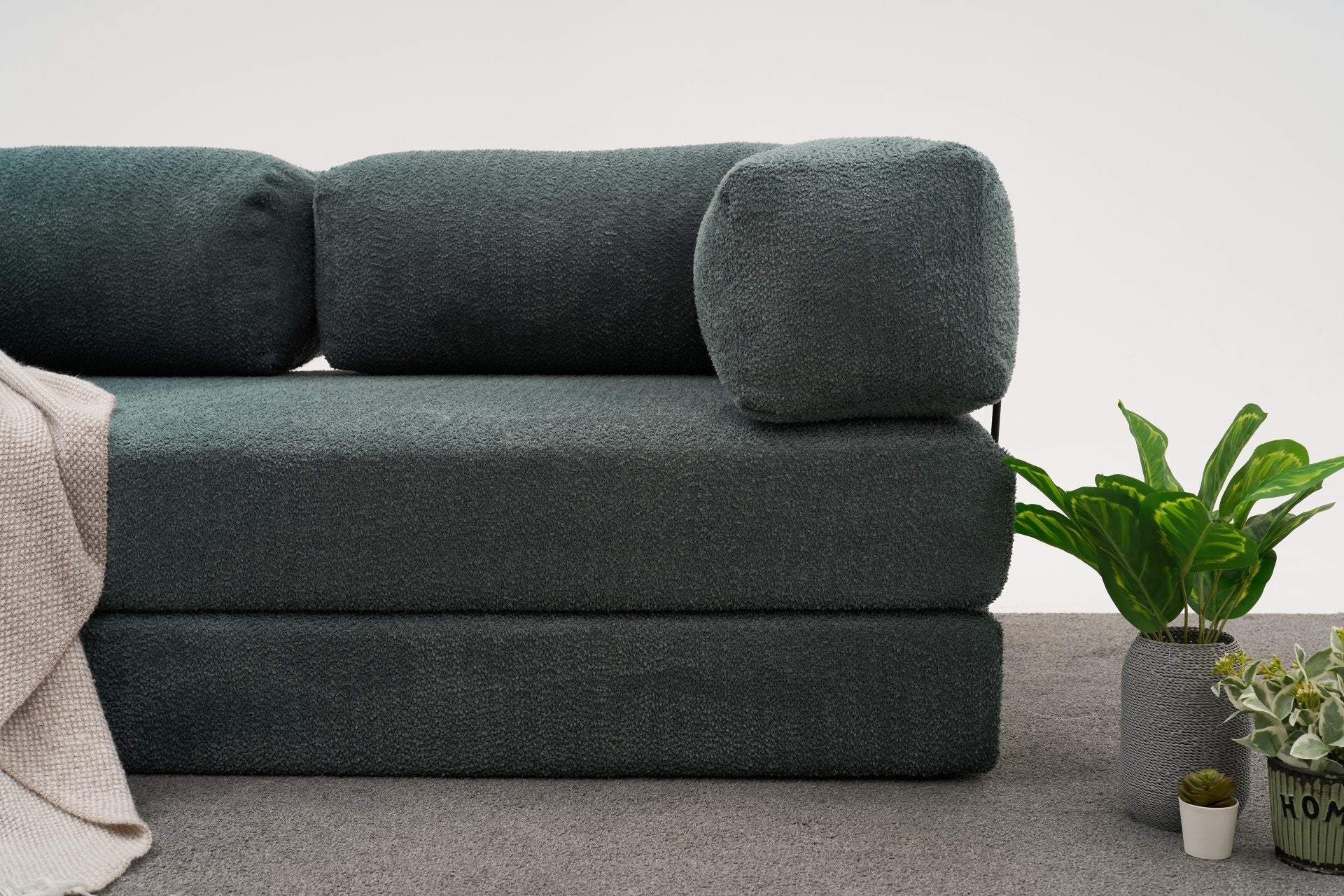 Sofá de 3 Lugares Comfort – Verde – 190x75x95 cm | Tribo Home