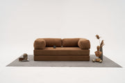 Sofá de 3 Lugares Comfort – Castanho – 190x75x95 cm | Tribo Home