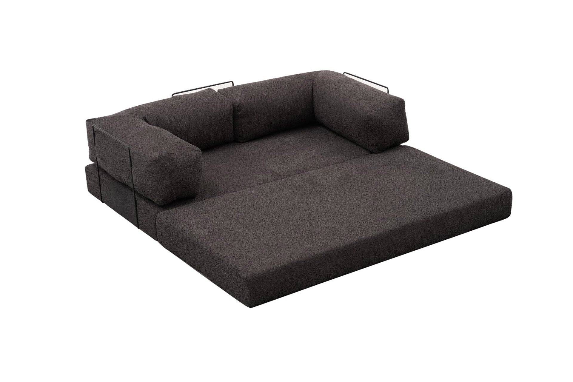 Sofá de Canto Comfort – Antracite – 290x75x95 cm | Tribo Home