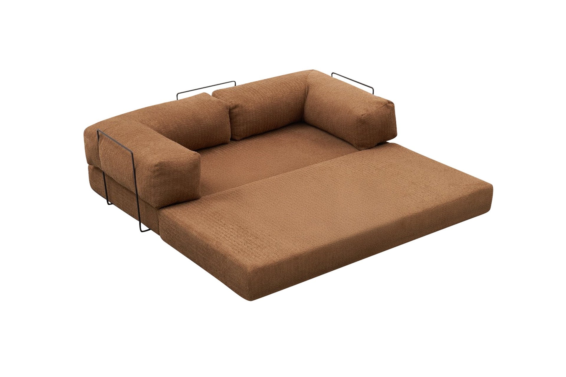 Sofá de Canto Comfort – Castanho – 290x75x95 cm | Tribo Home