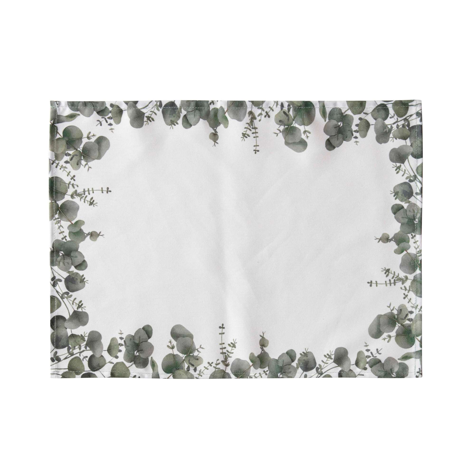 Conjunto de Bases de Pratos (6 peças)-Eucalyptus-Verde
Branco