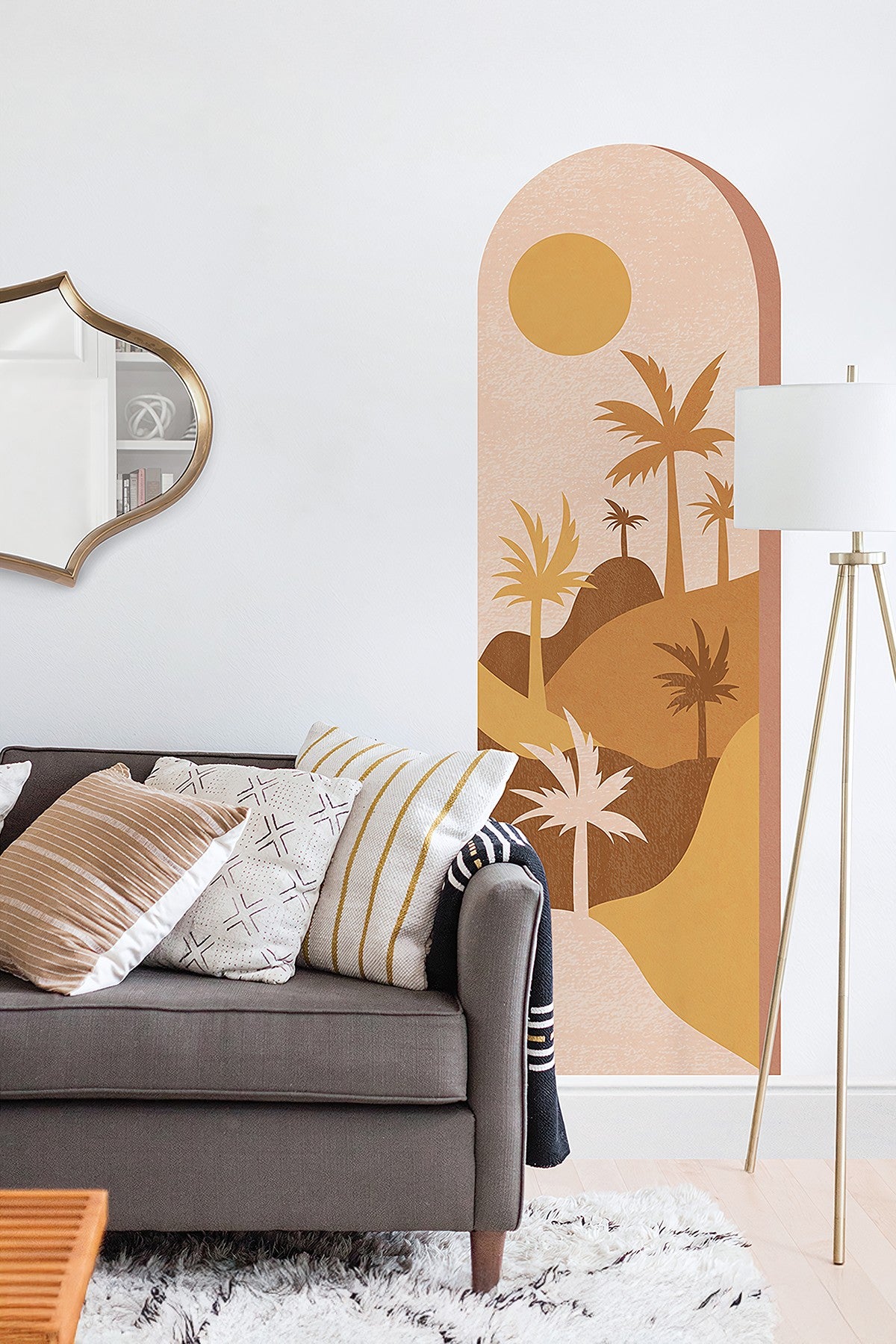 Autocolante Decorativo de Parede Multicolor PVC - 53x152cm - Transforme o Seu Espaço