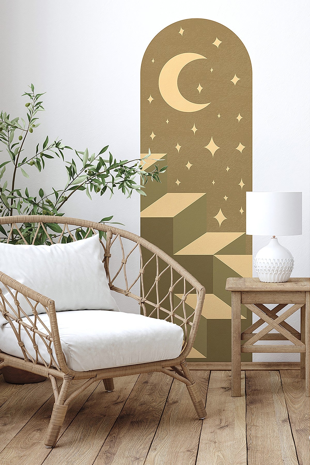 Autocolante Decorativo de Parede Multicolor PVC - 53x152cm - Transforme o Seu Espaço