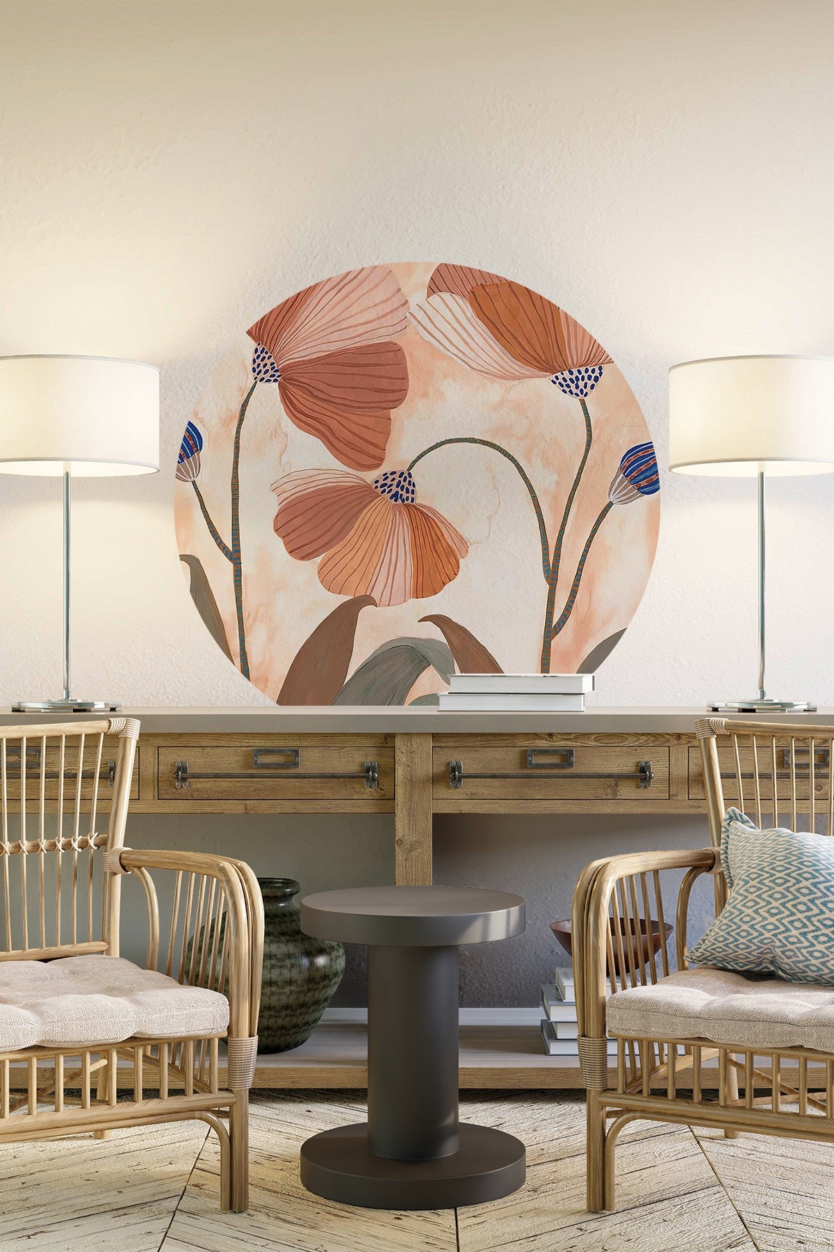 Autocolante Decorativo de Parede Multicolor PVC 78x78cm - Transforme o Seu Espaço Instantaneamente