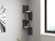 Prateleira de Parede Escandinava, Antracite, 105,4 x 25 x 25 cm | Painel de Partículas 100% Revestido com Melamina, 18 mm de Espessura | Solução de Armazenamento Elegante e Funcional