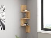 Prateleira de Parede Escandinava, Cor Safira, 105,4 x 25 x 25 cm | Painel de Partículas 100% Revestido com Melamina, 18 mm de Espessura | Solução de Armazenamento Elegante e Funcional