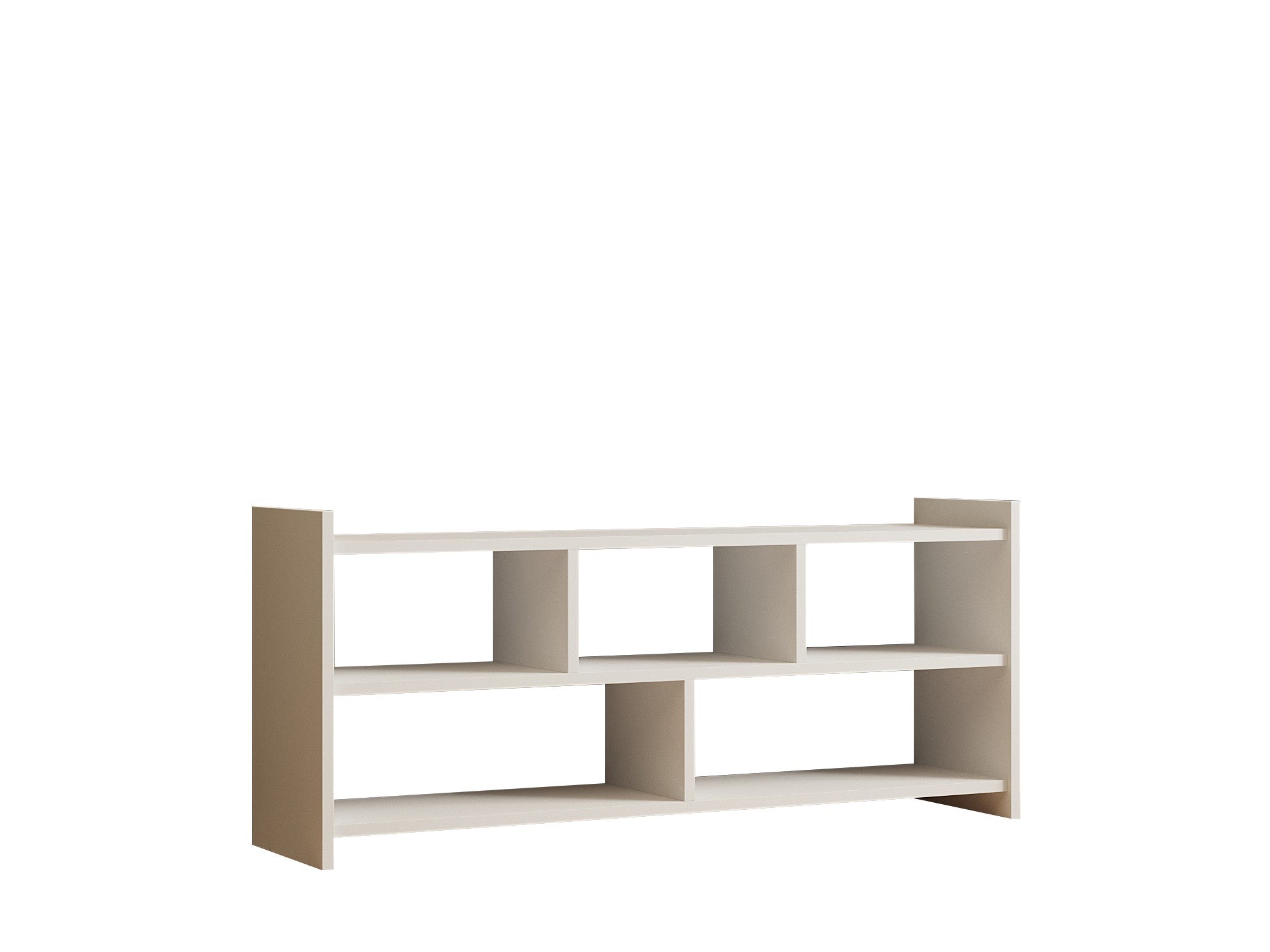 Móvel de TV – 117,5cm x 55cm x 28cm – Branco – MDF