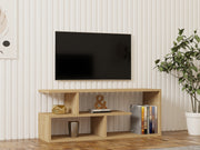 Móvel de TV – 100 cm x 40 cm x 29,6 cm – Safira – Painel de partículas revestido de melamina
