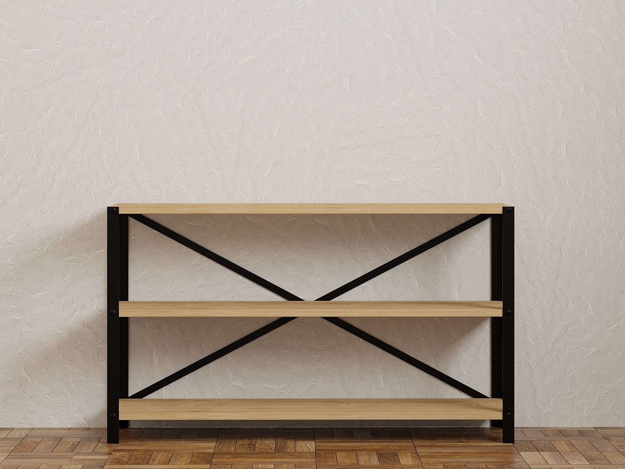 Estante de livros – 103 cm x 60 cm x 29,5 cm – Safira – Aglomerado e Metal