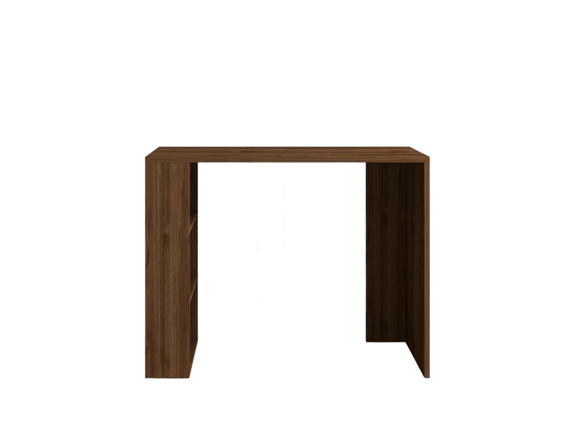 Secretária Escandinava – 90 x 70 x 50 cm – Nogueira – Painel de Partículas Revestido em Melamina