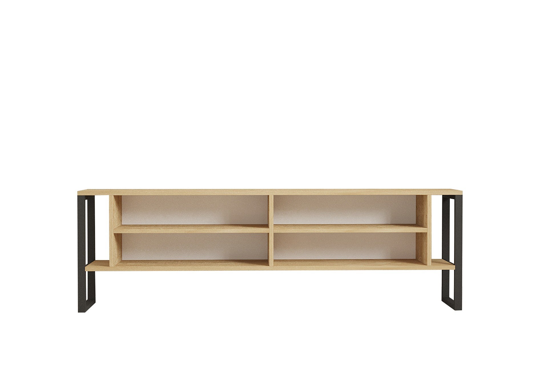 Móvel de TV – 160 cm x 50.4 cm x 24.5 cm – safira – painel de partículas revestido a melamina