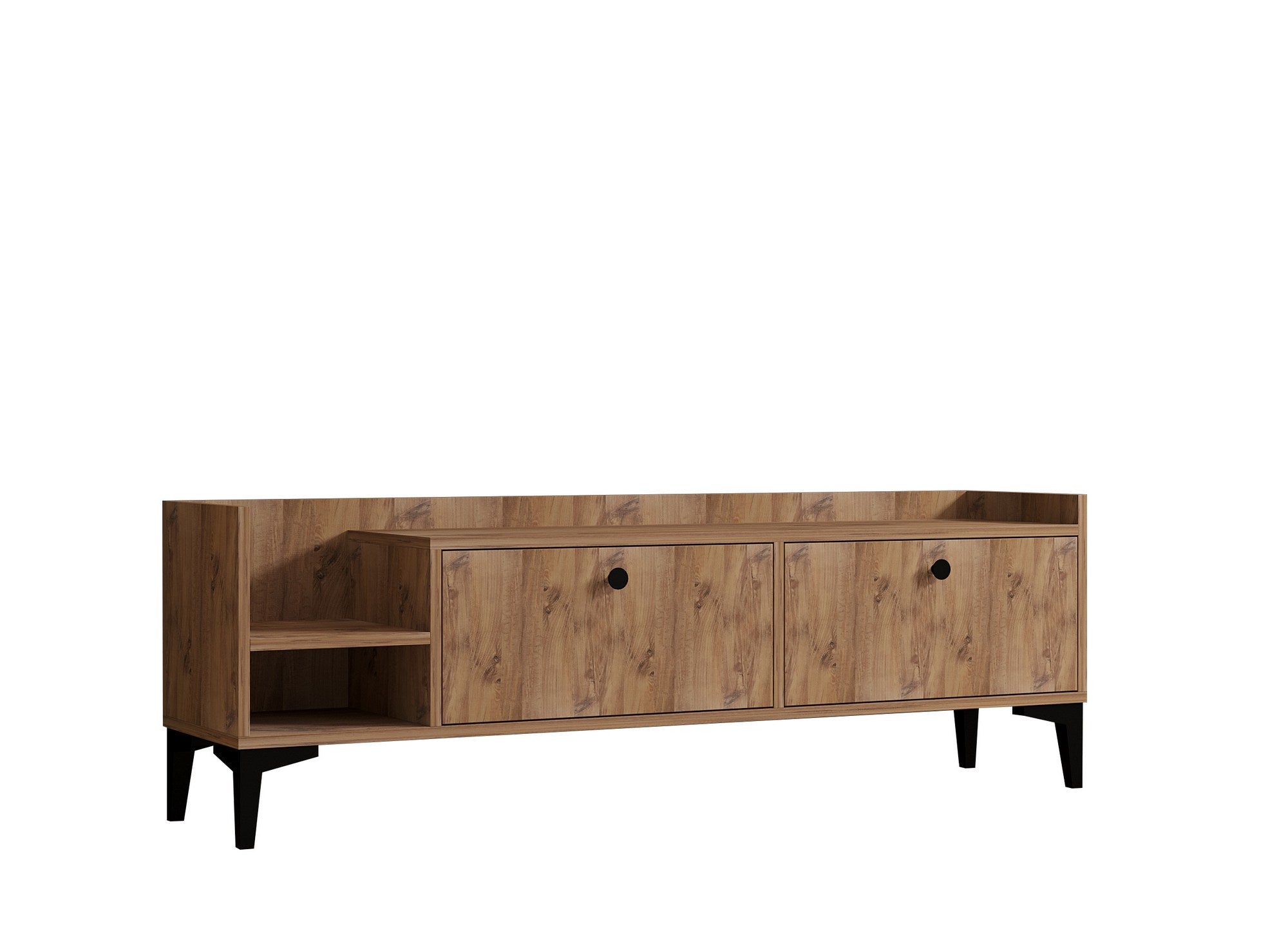 Móvel de TV – 150cm largura – Pinho Atlântico – Painéis de partículas revestidos a melamina