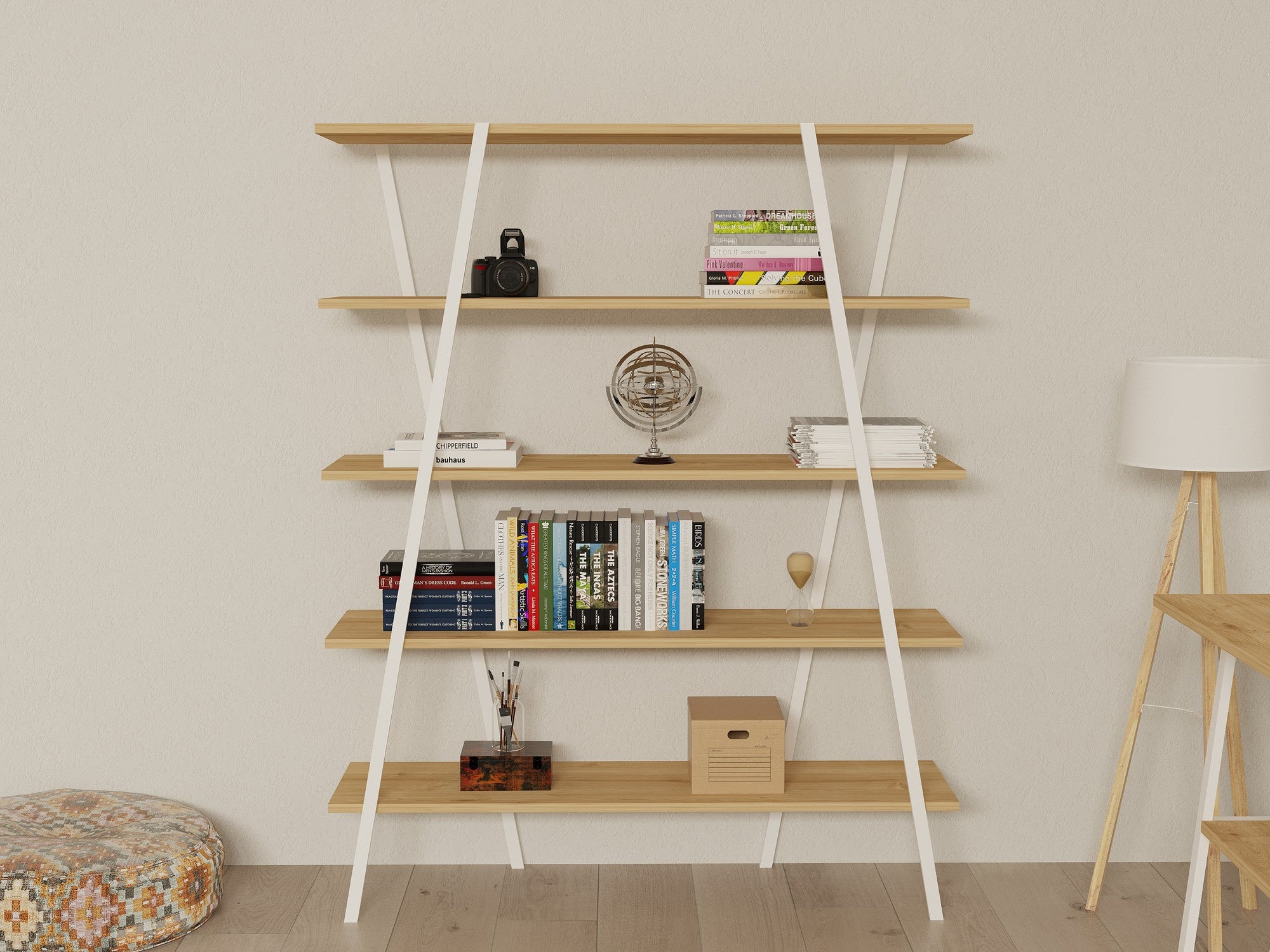 Estante de livros-Dobra-Safira
Branco