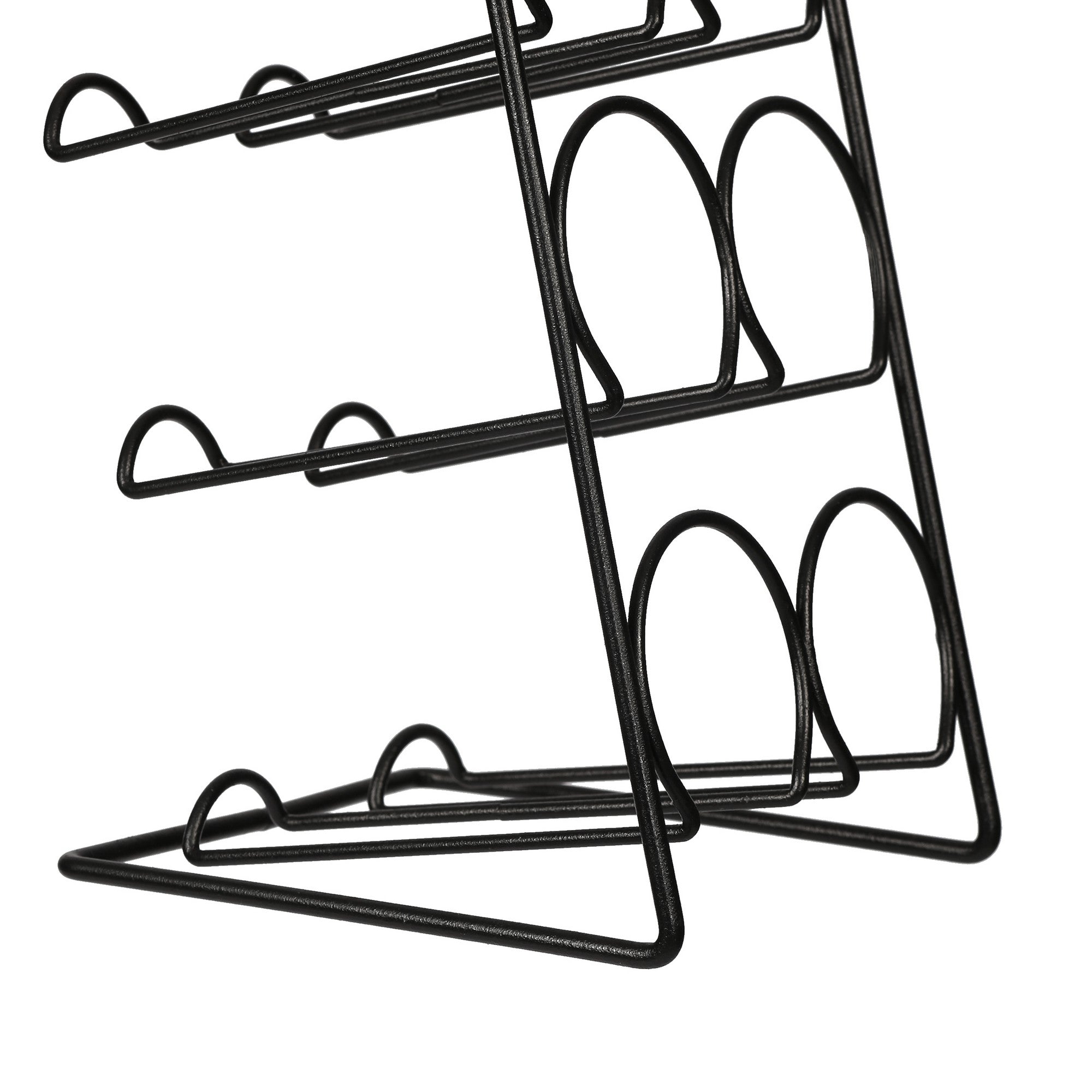 Suporte para garrafa de vinho-Jade-Preto
