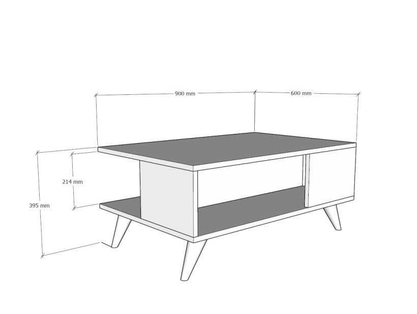 Mesa de Centro-Yuka-Mármore Frésia