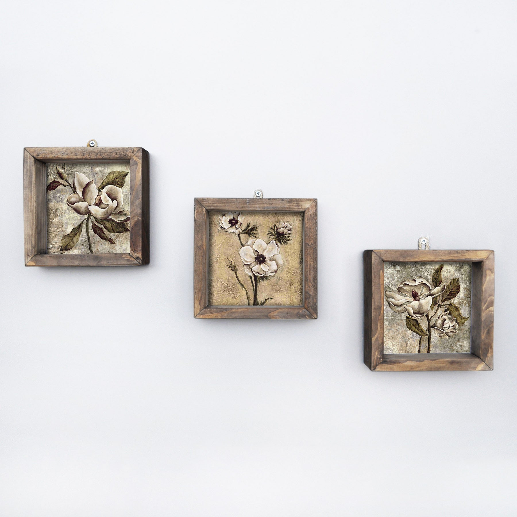 Quadro Decorativo em MDF – 15 x 15 cm – Madeira de Pinho – 100% MDF