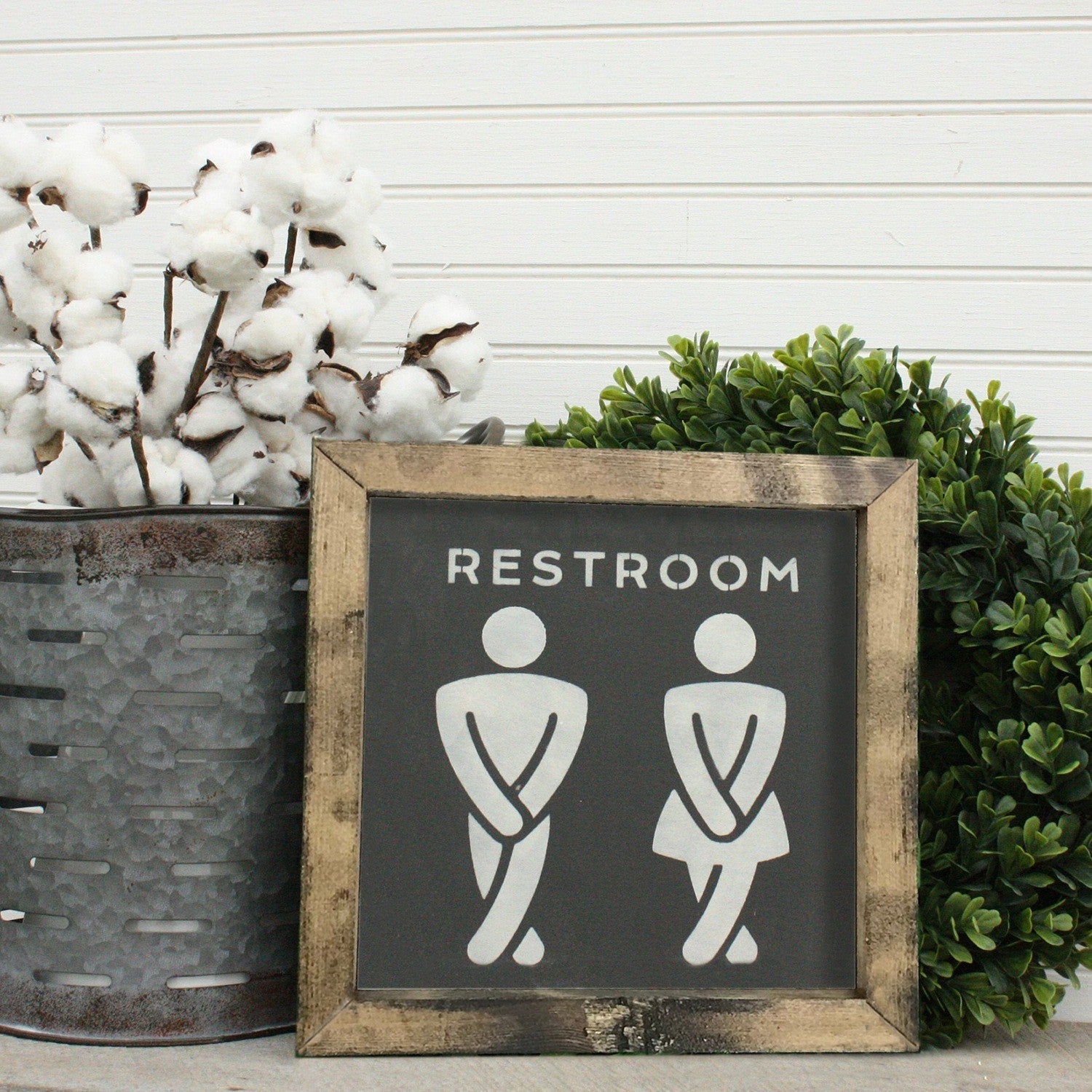 Quadro Decorativo MDF Multicolor com Moldura de Pinho - 15x15cm - Também Funciona como Tabuleiro