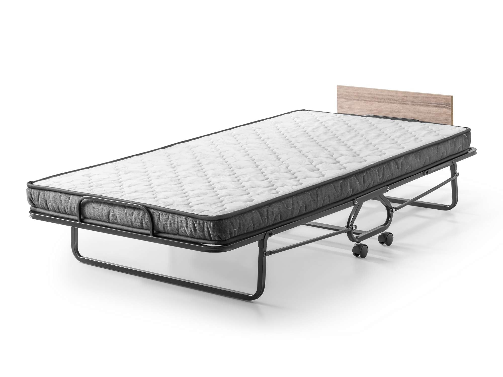 Cama Dobrável Completa com Colchão - Metal Branco 80x190cm - Montagem Fácil