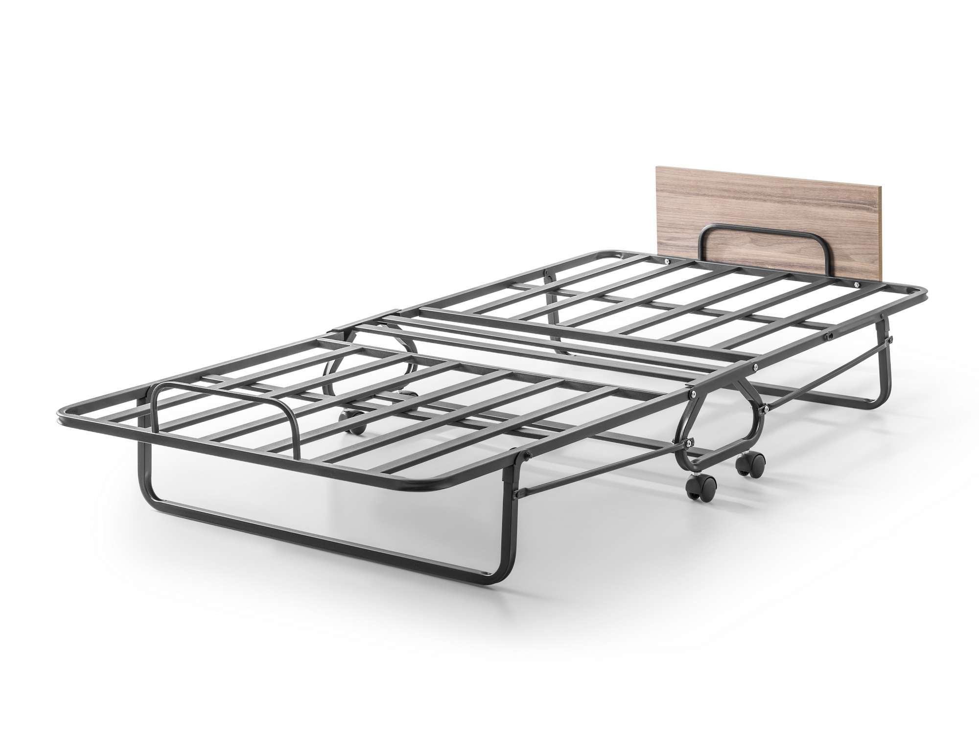 Cama Dobrável Completa com Colchão - Metal Branco 80x190cm - Montagem Fácil