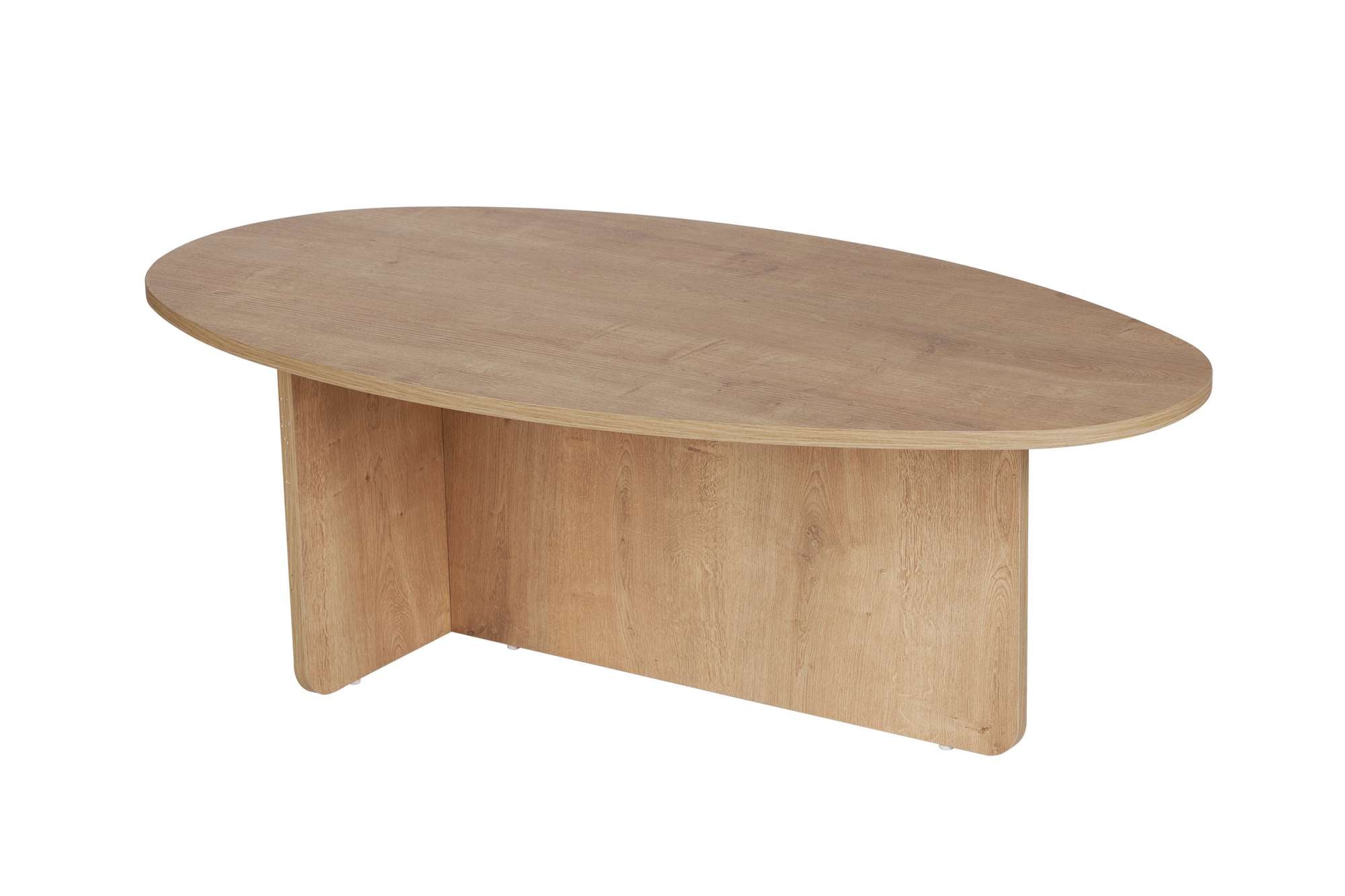 Mesa de Centro em Carvalho - 120cm com Revestimento Melamínico Resistente e Design Moderno