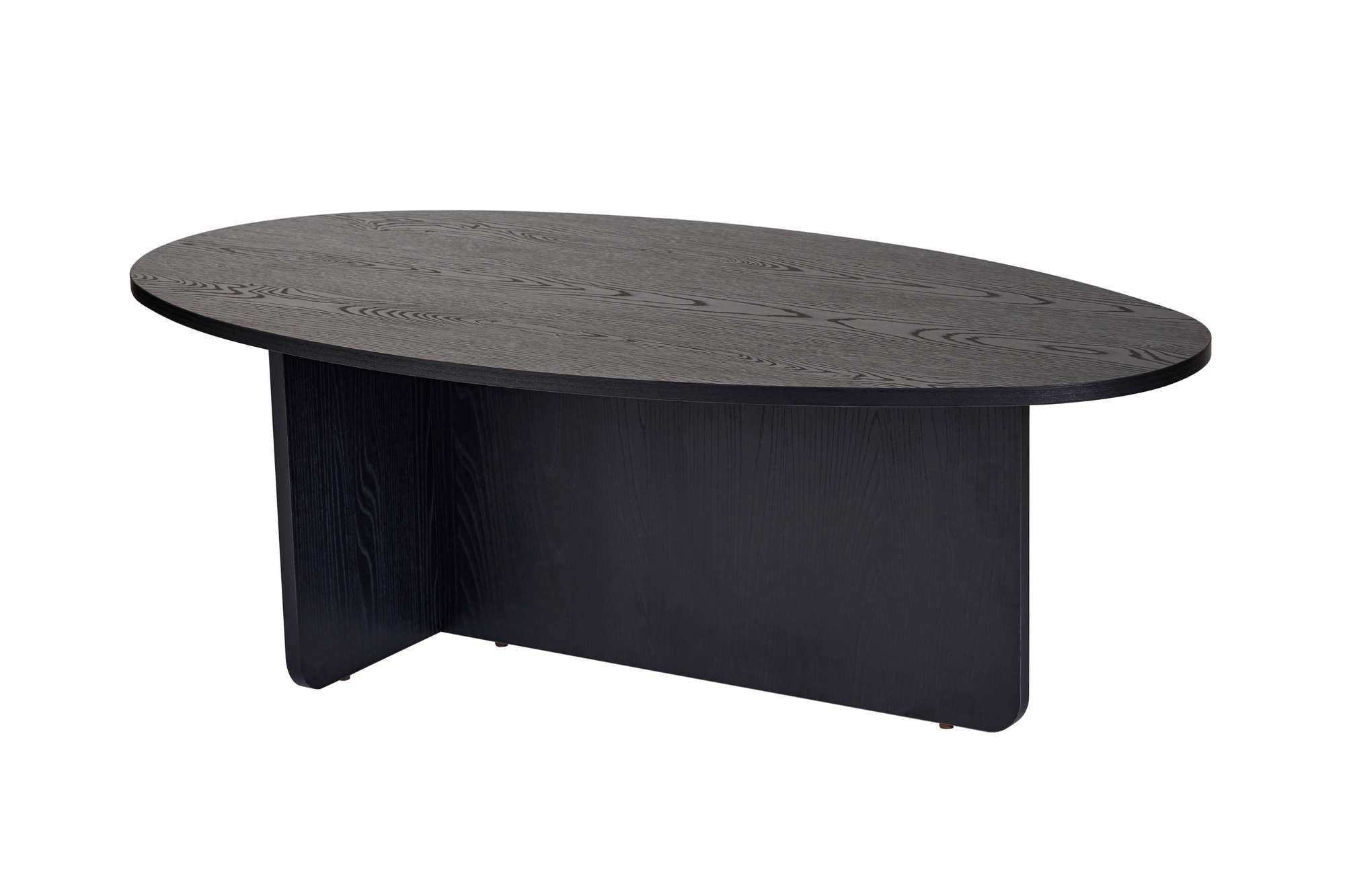 Mesa de Centro em Madeira Preta - 120cm de Largura com Revestimento Melamínico Resistente