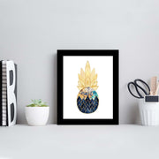 Quadro Decorativo MDF Emoldurado Multicolor 23x28cm - Arte Moderna para Decoração de Interiores