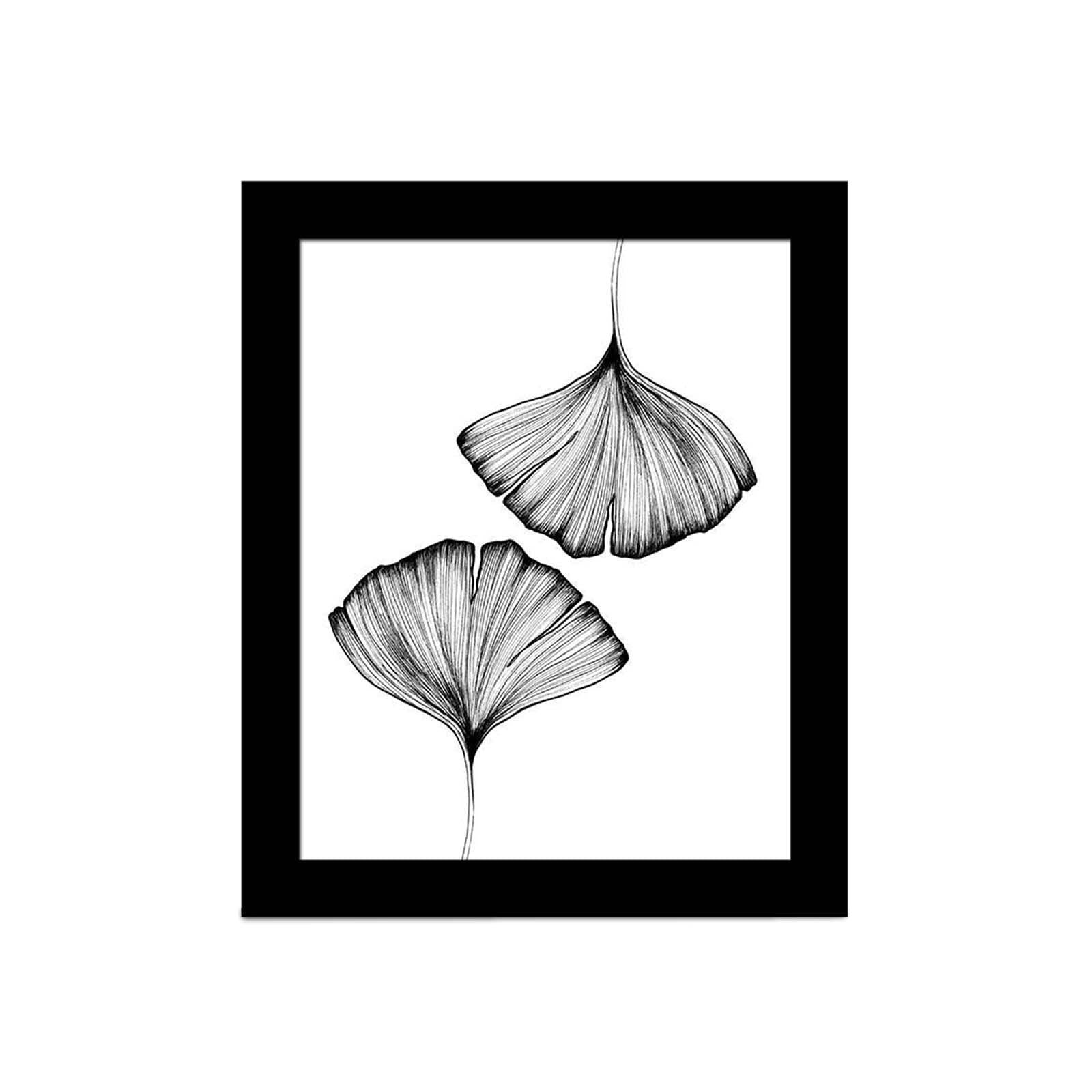 Quadro Decorativo MDF Emoldurado Multicolor 23x28cm - Arte Moderna para Decoração de Interiores