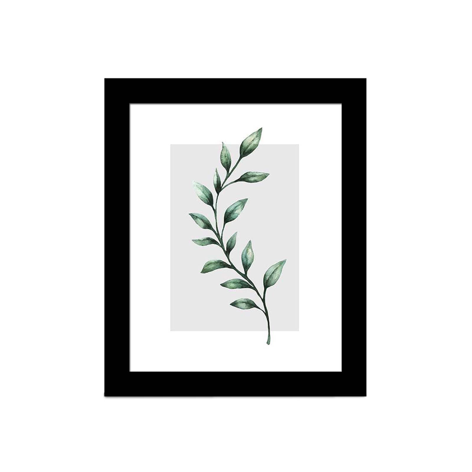 Quadro Decorativo MDF Emoldurado Multicolor 23x28cm - Arte Moderna para Decoração de Interiores