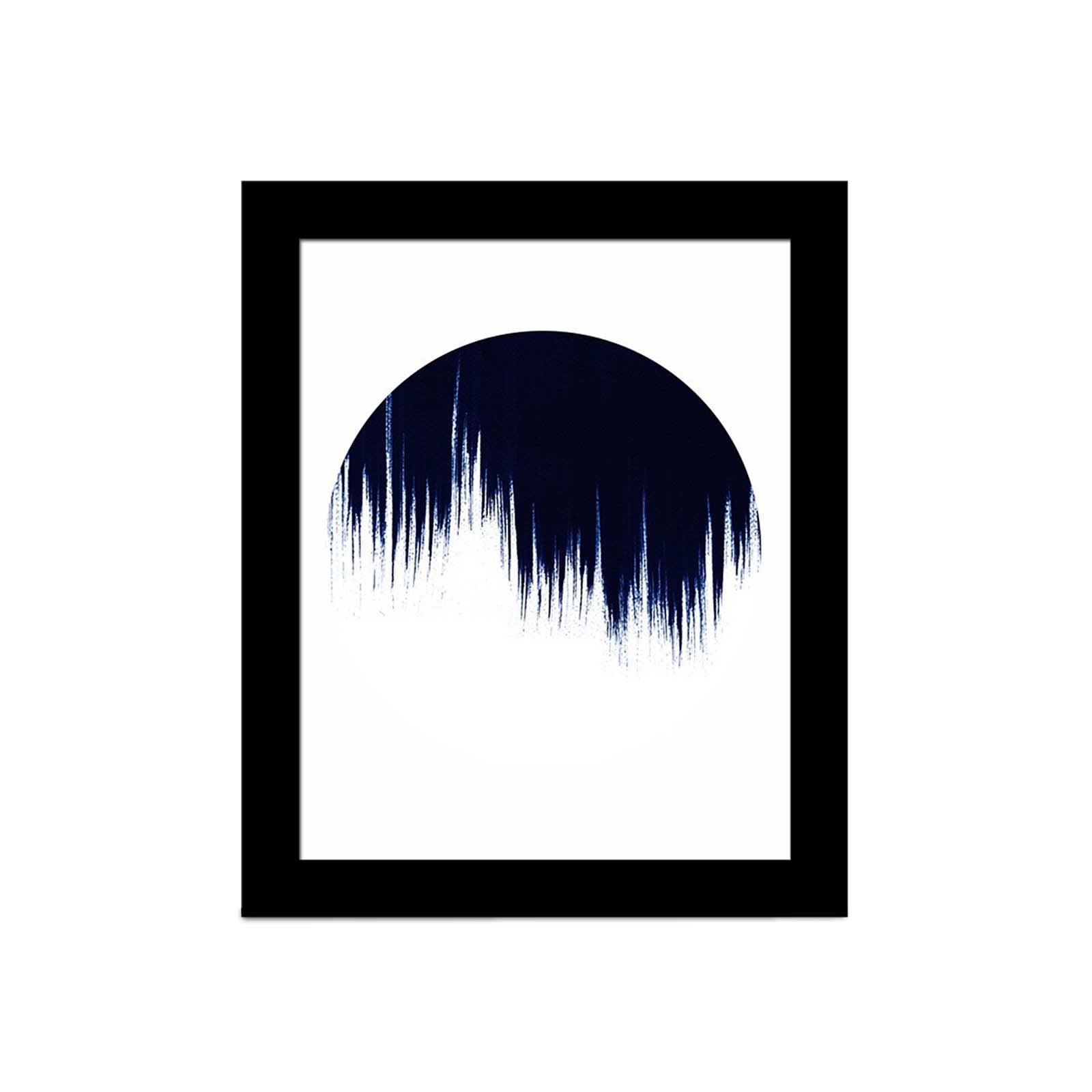 Quadro Decorativo MDF Emoldurado Multicolor 23x28cm - Arte Moderna para Decoração de Interiores