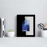 Quadro Decorativo MDF Emoldurado Multicolor 23x28cm - Arte Moderna para Decoração de Interiores