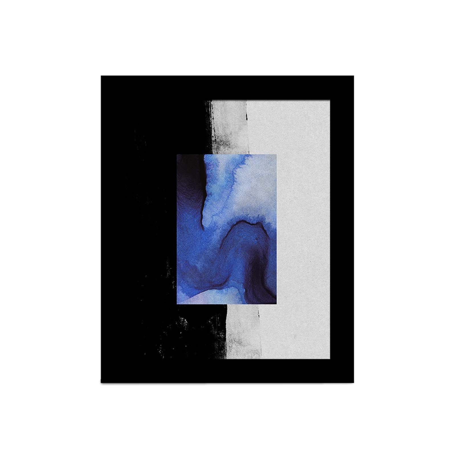 Quadro Decorativo MDF Emoldurado Multicolor 23x28cm - Arte Moderna para Decoração de Interiores