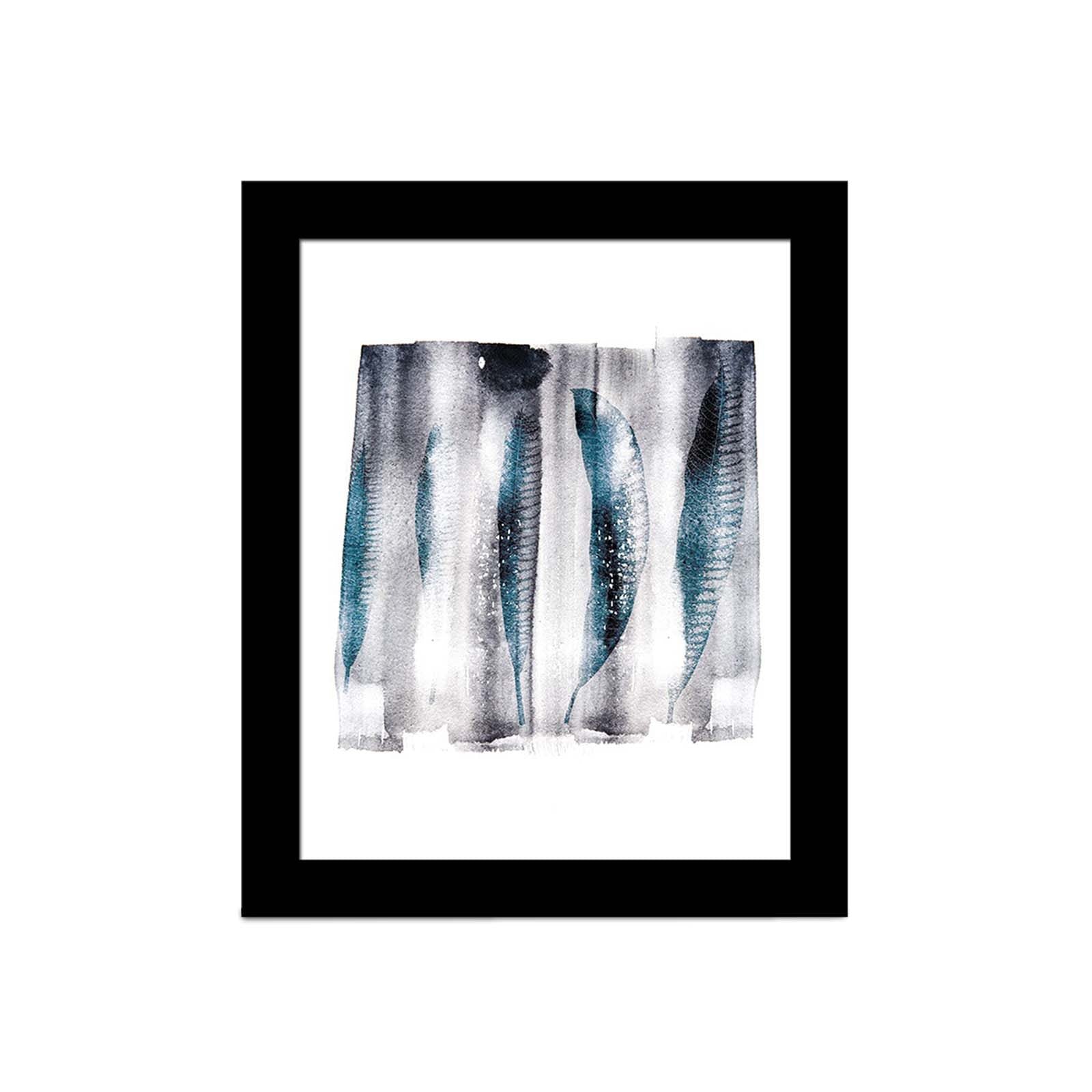 Quadro Decorativo MDF Emoldurado Multicolor 23x28cm - Arte Moderna para Decoração de Interiores