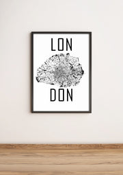 Quadro Decorativo MDF Emoldurado Multicolor 36x51cm - Arte Moderna para Decoração de Interiores