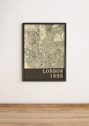 Quadro Decorativo MDF Emoldurado Multicolor 36x51cm - Arte Moderna para Decoração de Interiores