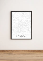 Quadro Decorativo MDF Emoldurado Multicolor 36x51cm - Arte Moderna para Decoração de Interiores