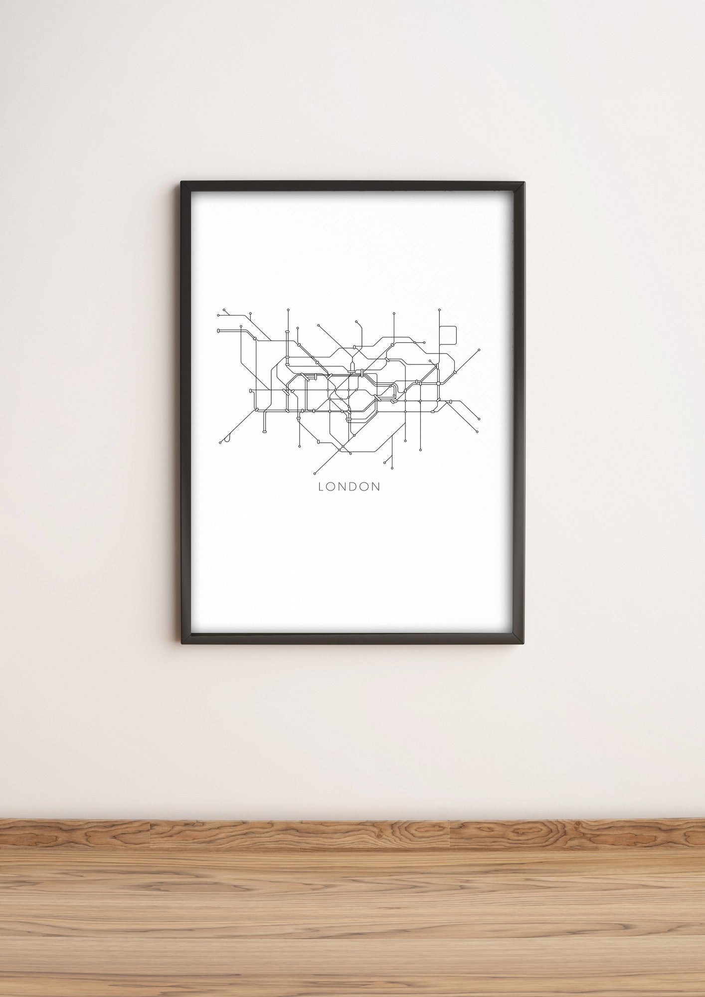 Quadro Decorativo MDF Emoldurado Multicolor 36x51cm - Arte Moderna para Transformar Qualquer Ambiente