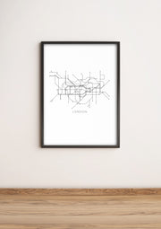 Quadro Decorativo MDF Emoldurado Multicolor 36x51cm - Arte Moderna para Transformar Qualquer Ambiente