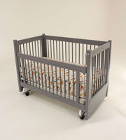Berço – 127cm x 96cm x 68cm – Cinza – Madeira Aglomerada