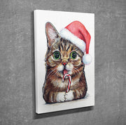 Quadro Decorativo em Tela DC174 Multicolor 30x40cm com Moldura de Madeira - Arte Moderna para Decoração de Interiores